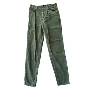 BDG Olive/Khaki Green Corduroy Woman's Jeans/Pants size 27; MOM High Rise
